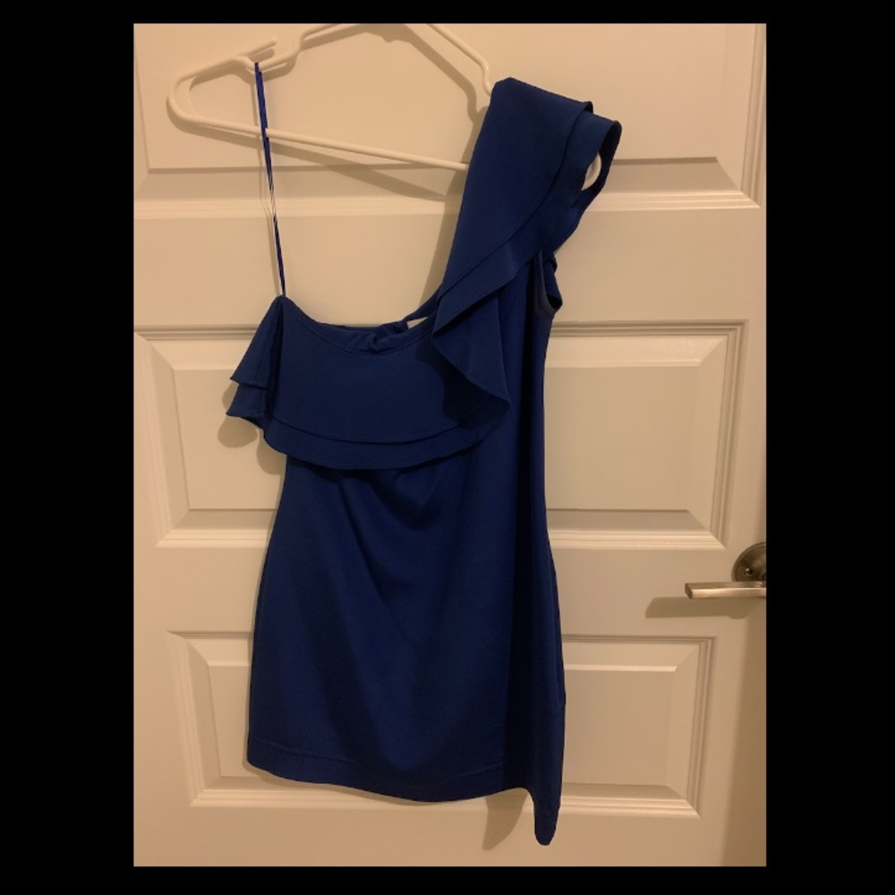 One shouldered Intermix Cobalt Mini